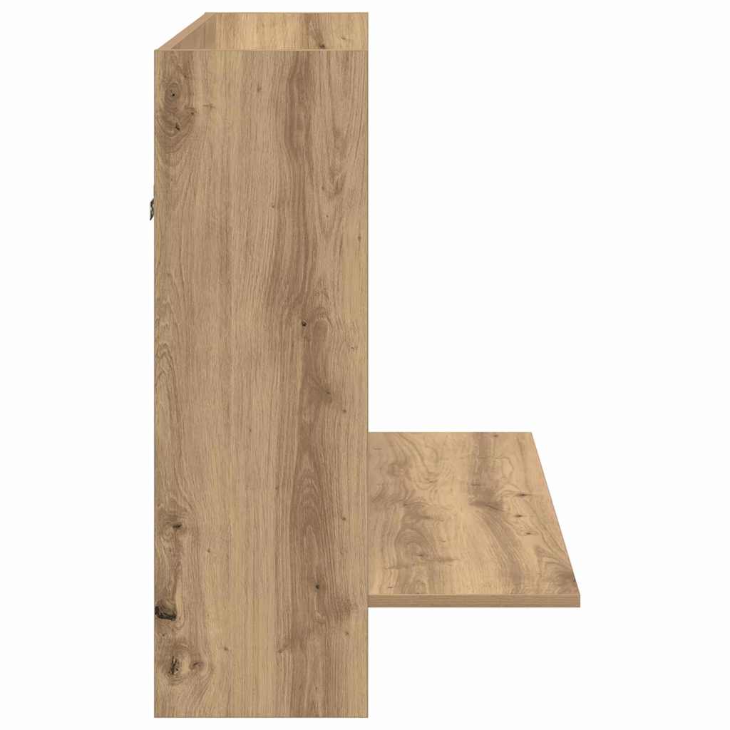 Wall-mounted table Artisan Oak 105 x 48 x 75 cm Engineered Wood