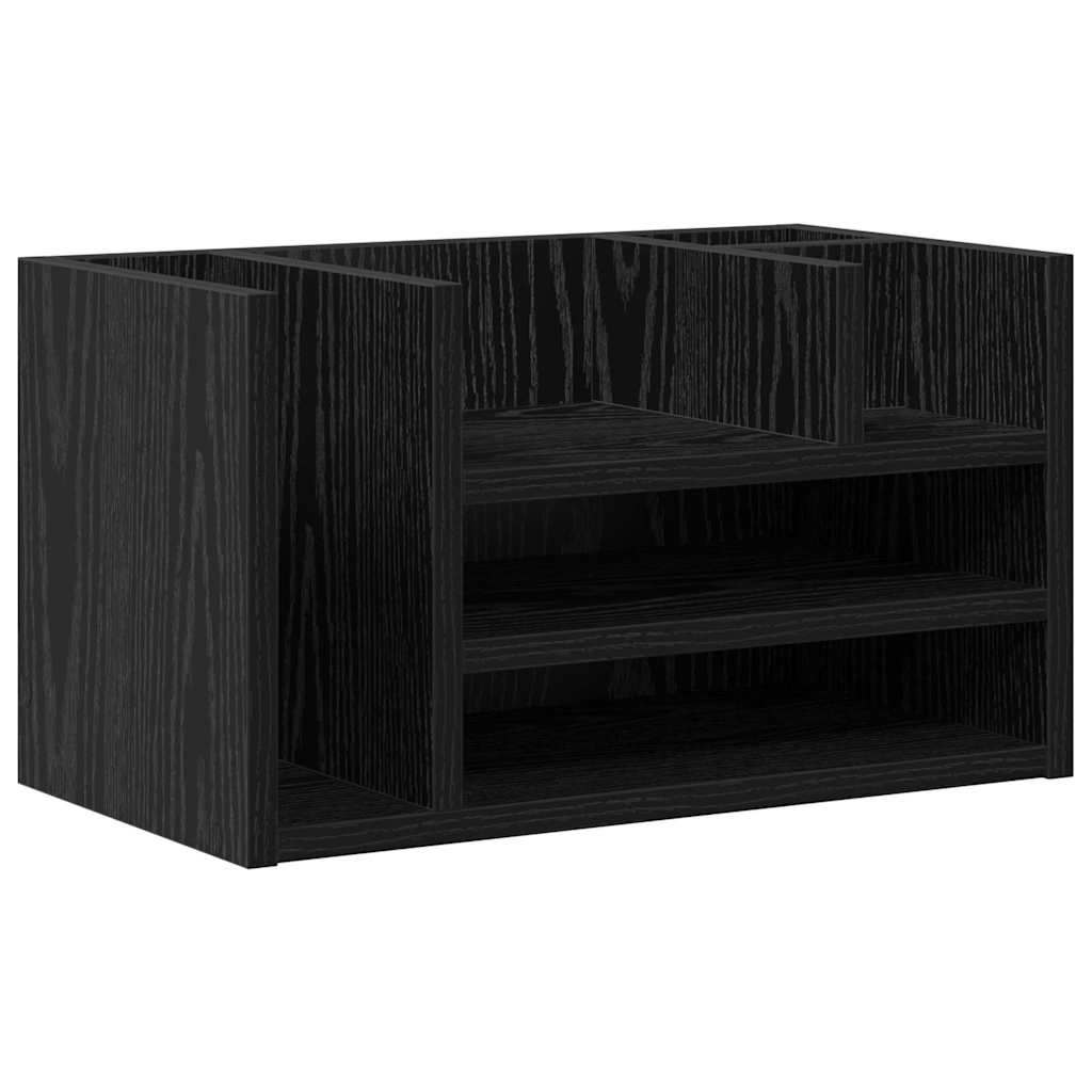 Desk Organizer Reclaimed Wood 44.5 x 24 x 25 cm Engineered Wood