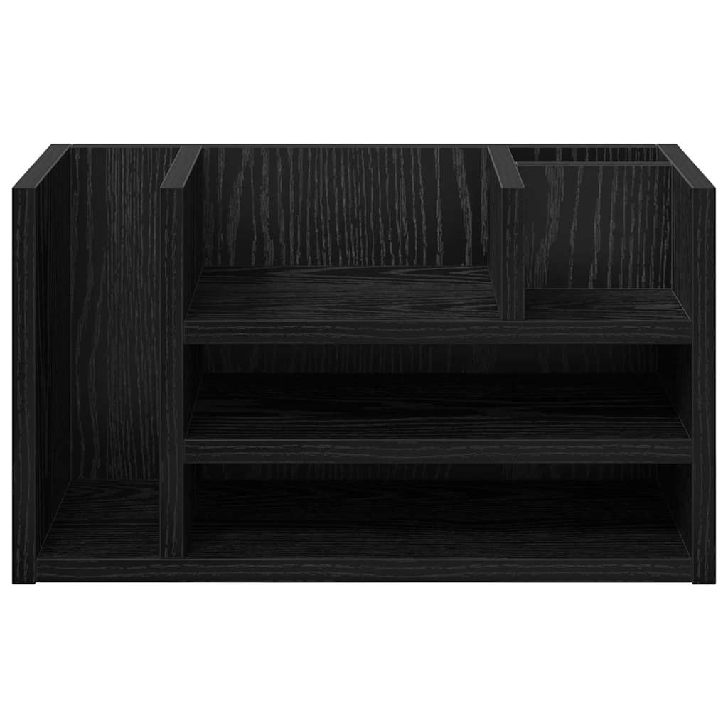 Desk Organizer Reclaimed Wood 44.5 x 24 x 25 cm Engineered Wood