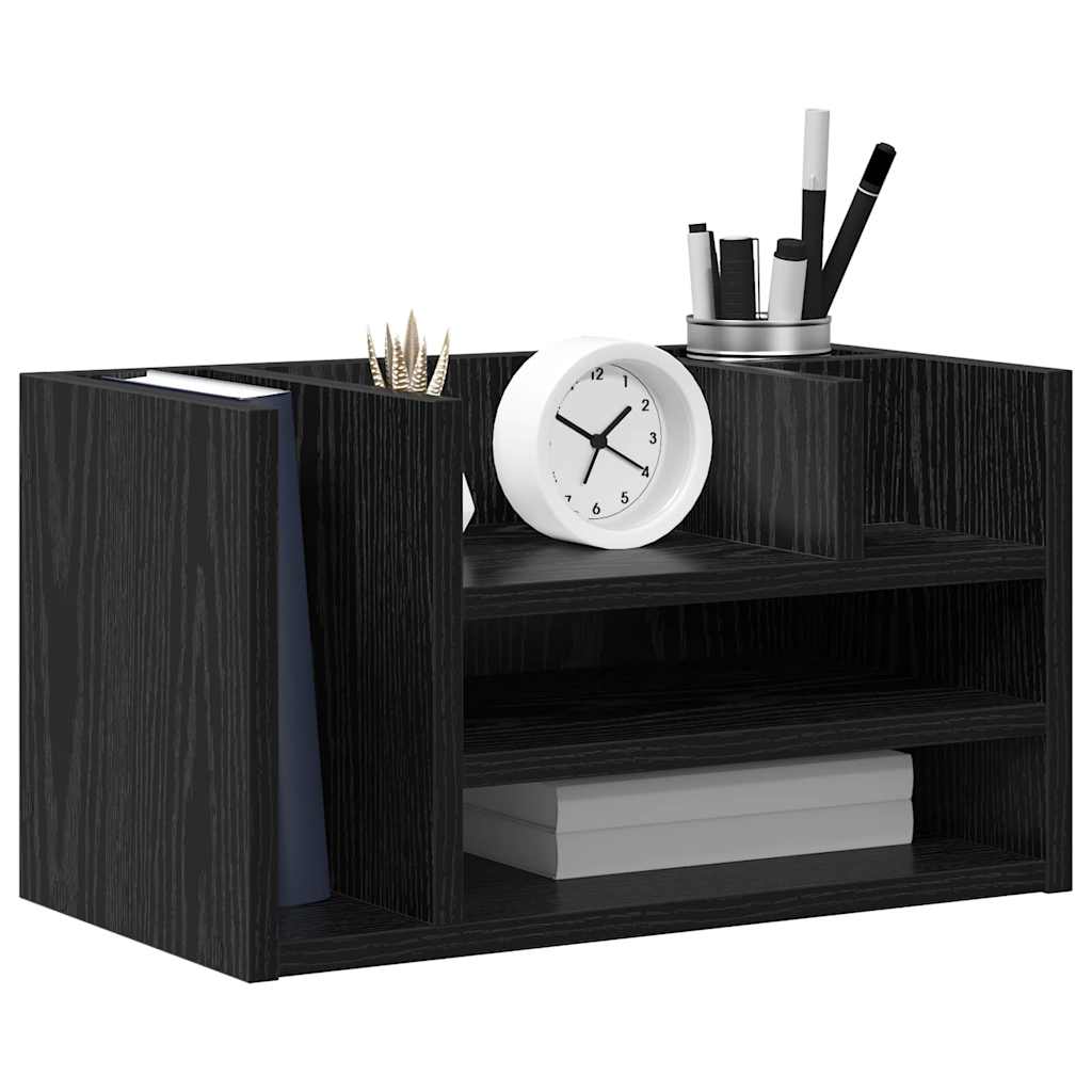 Desk Organizer Reclaimed Wood 44.5 x 24 x 25 cm Engineered Wood