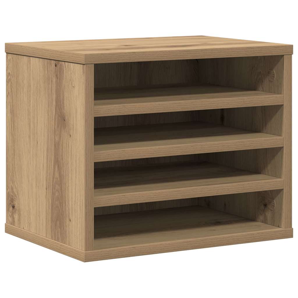 Organisateur de bureau Chêne Artisan 36 x 26 x 29,5 cm
