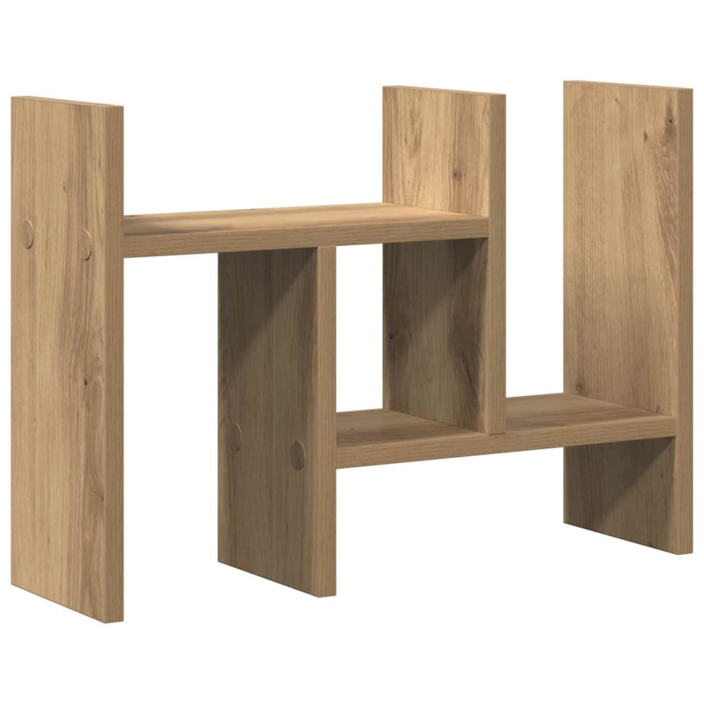 Organiseur de bureau chêne artisan 34,5 x 15,5 x 35,5 cm