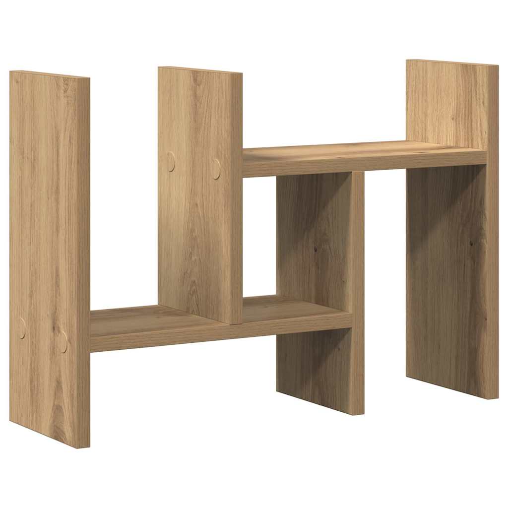 Organiseur de bureau chêne artisan 34,5 x 15,5 x 35,5 cm