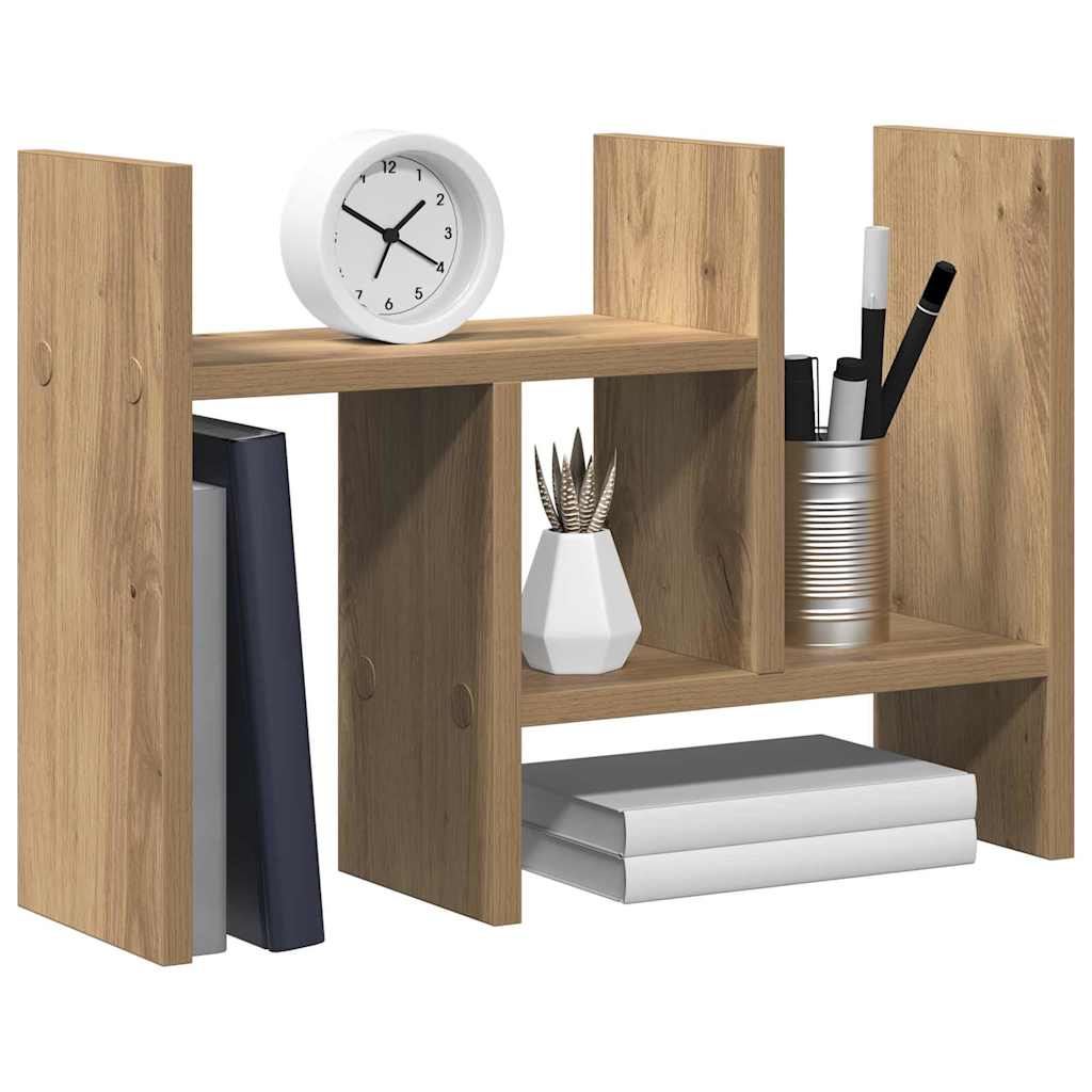 Organiseur de bureau chêne artisan 34,5 x 15,5 x 35,5 cm