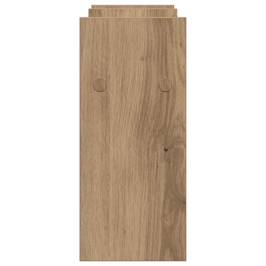 Organiseur de bureau chêne artisan 34,5 x 15,5 x 35,5 cm