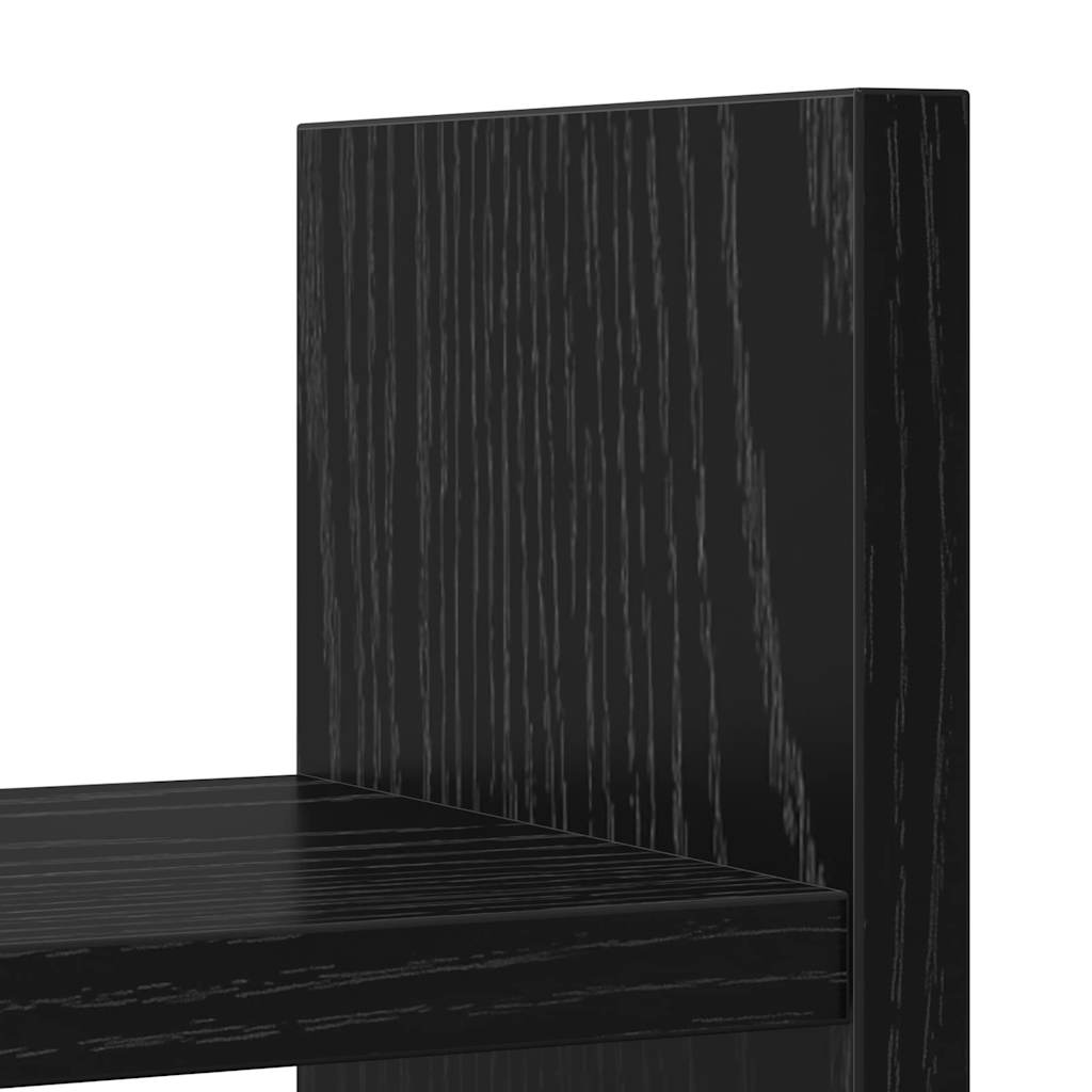Desk Organizer Black Oak-Effect