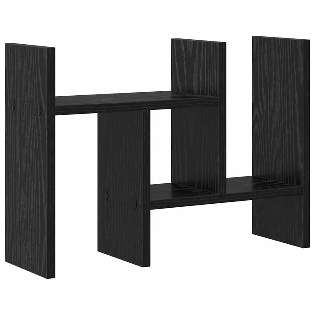 Desk Organizer Black Oak-Effect