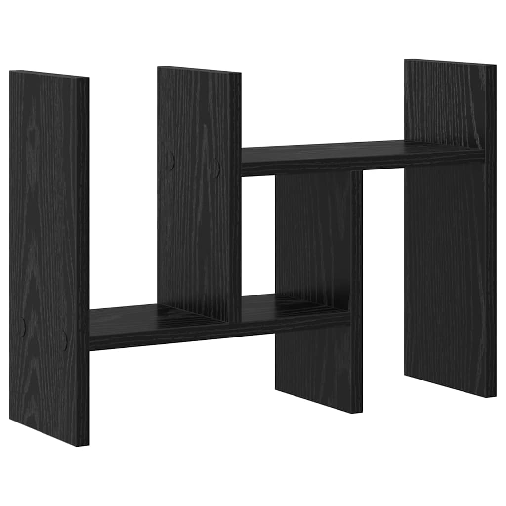 Desk Organizer Black Oak-Effect