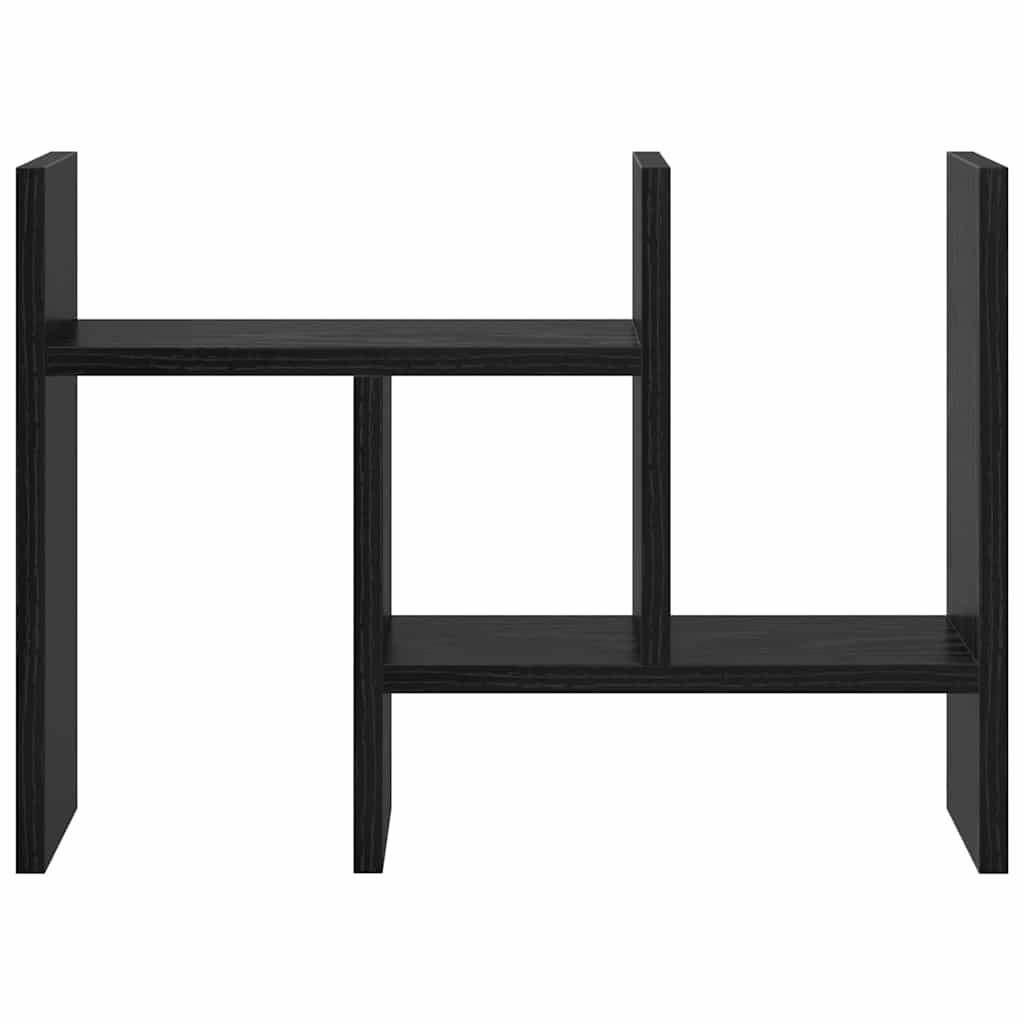 Desk Organizer Black Oak-Effect