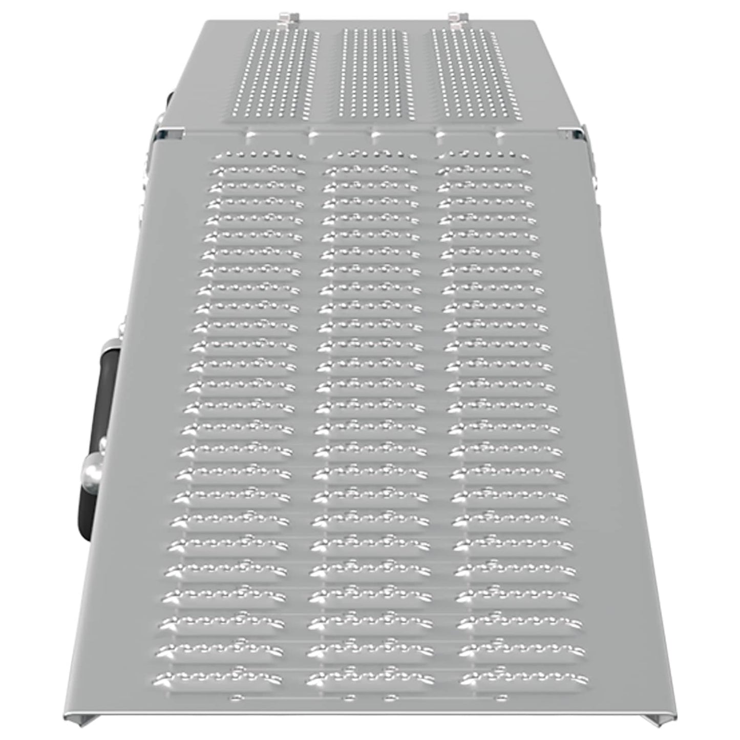 Laderampe 200 kg 2 pcs Silber 166 x 23 x 4,5 cm