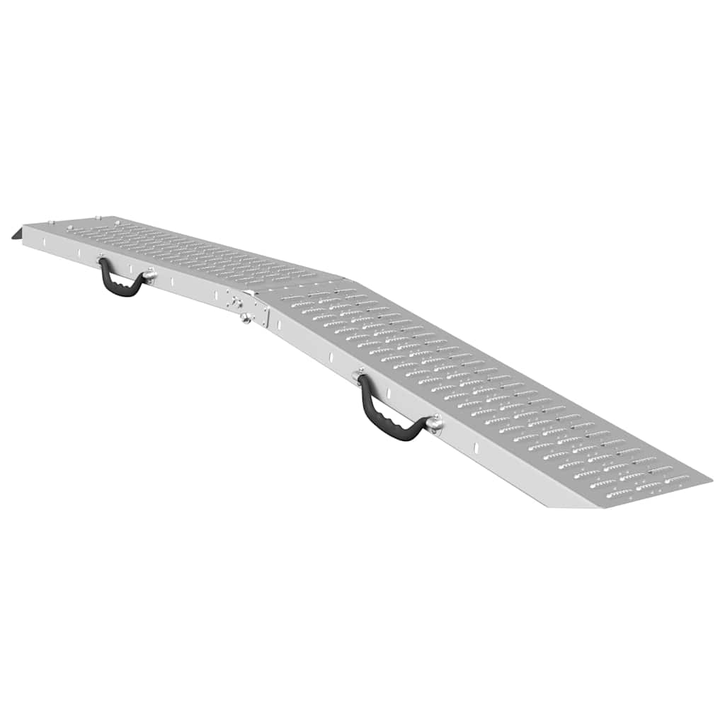 Laderampe 200 kg Silber 186 x 23 x 4,5 cm Verzinkter Stahl