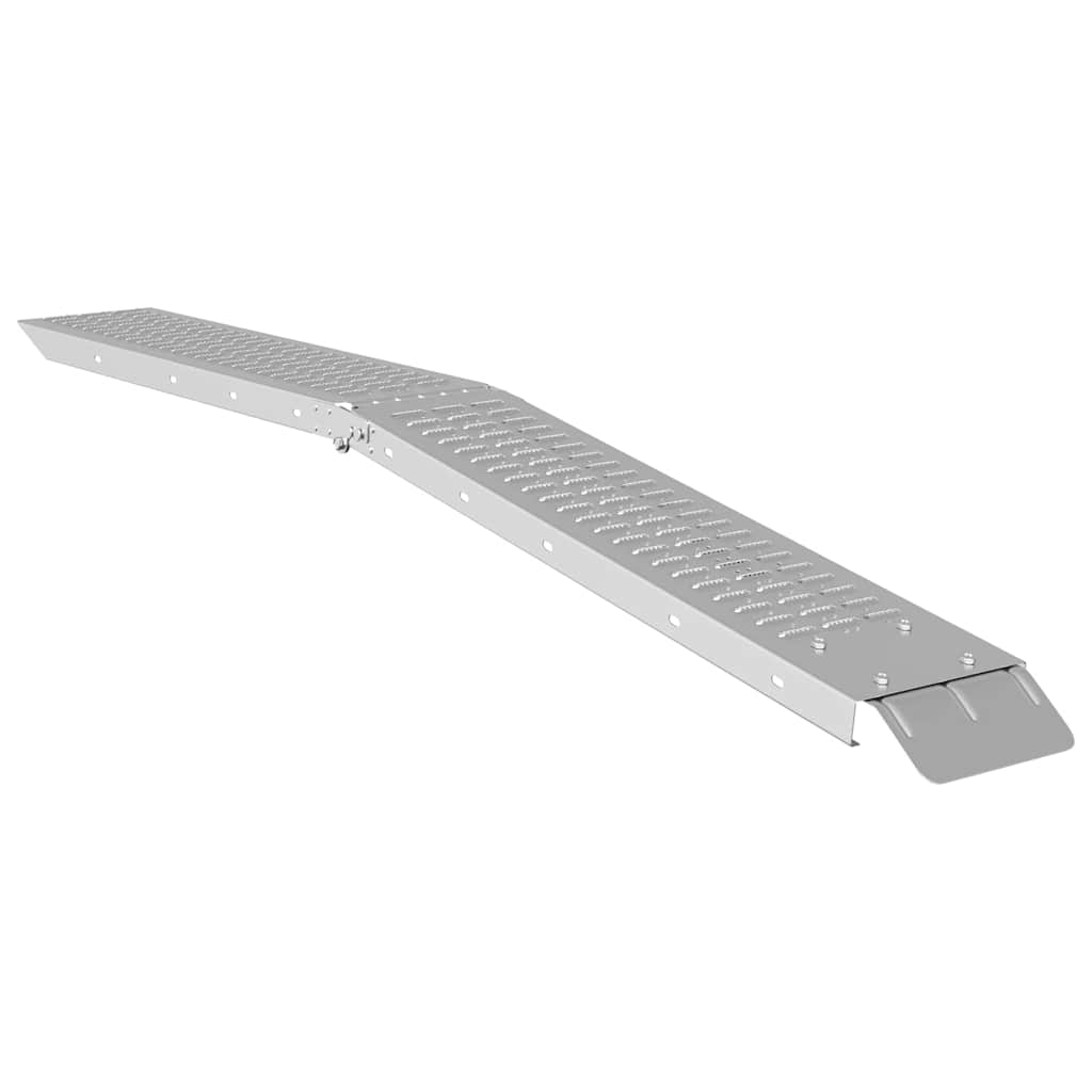 Laderampe 200 kg Silber 186 x 23 x 4,5 cm Verzinkter Stahl