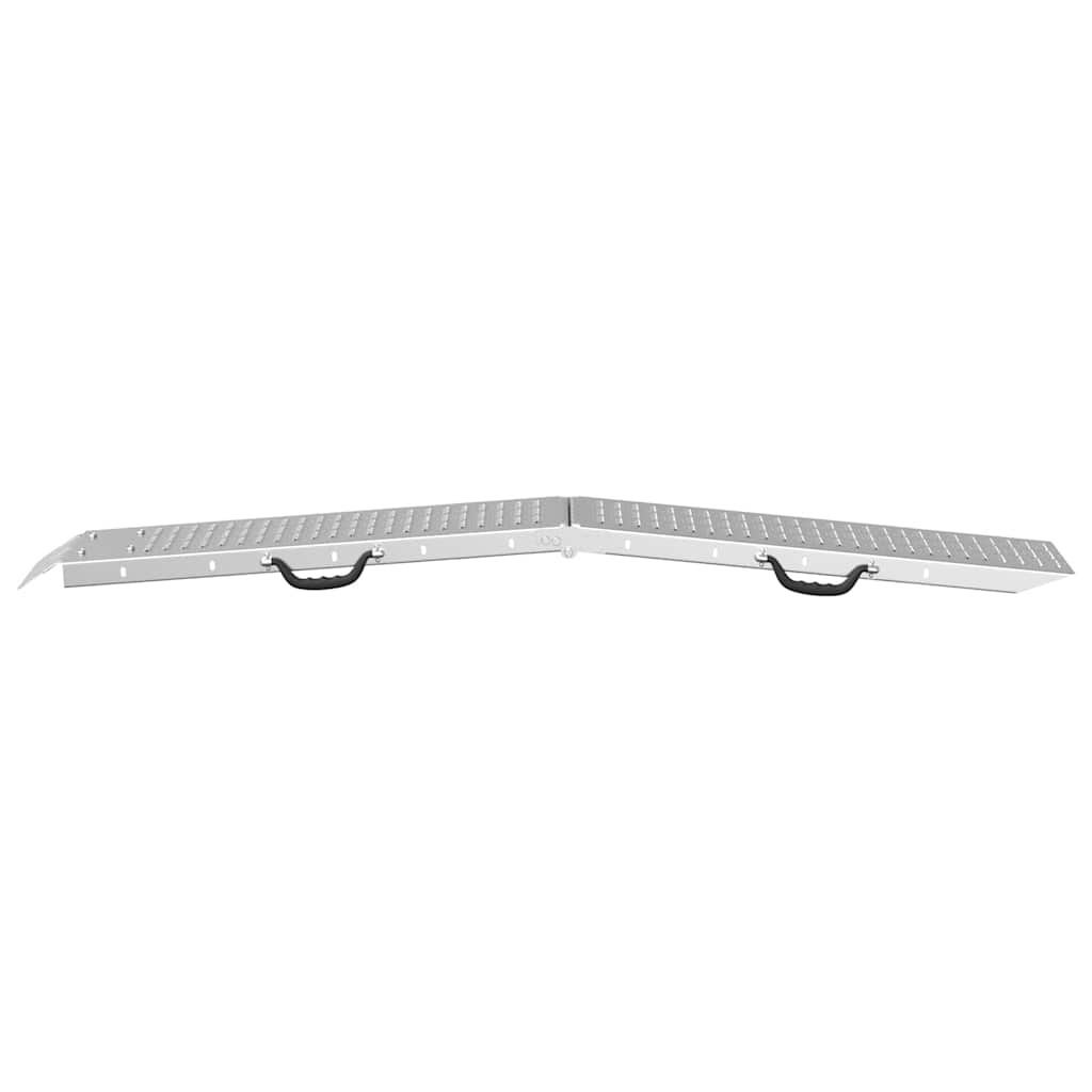 Laderampe 200 kg Silber 186 x 23 x 4,5 cm Verzinkter Stahl