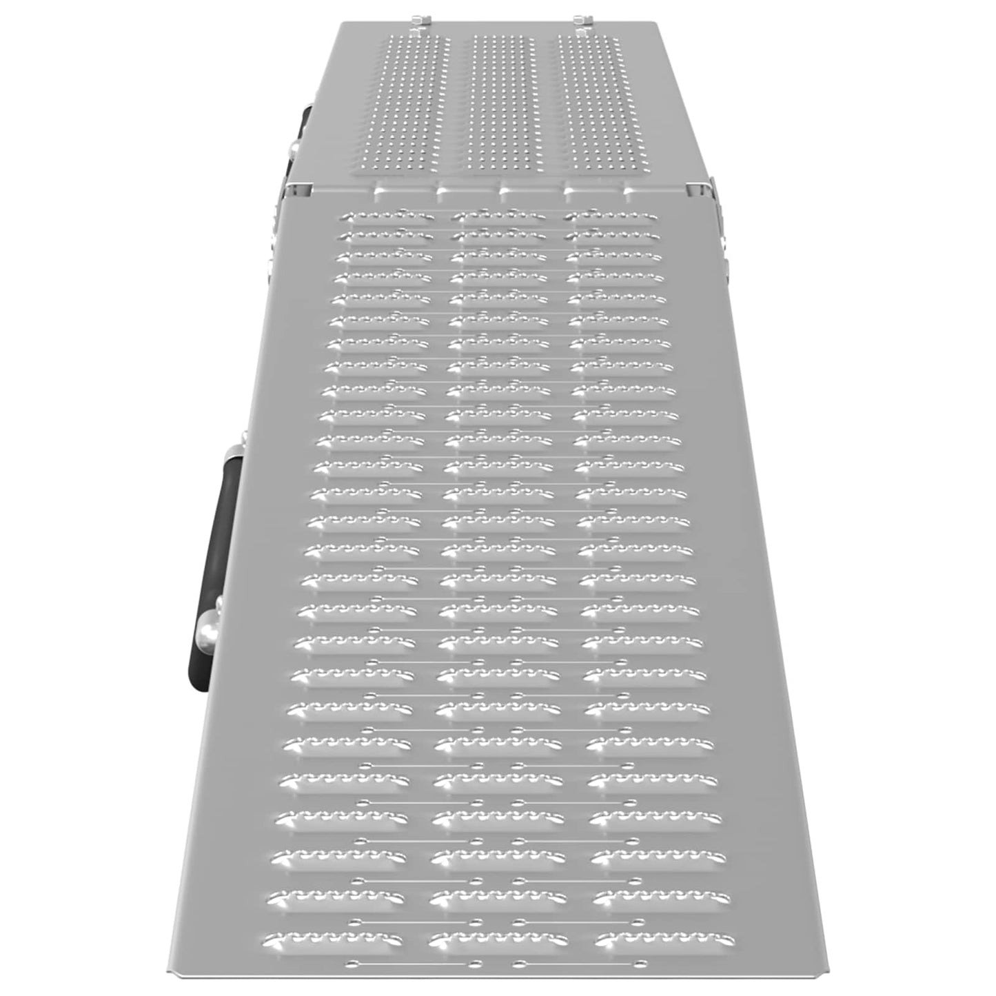 Laderampe 200 kg 2 pcs Silber 186 x 23 x 4,5 cm