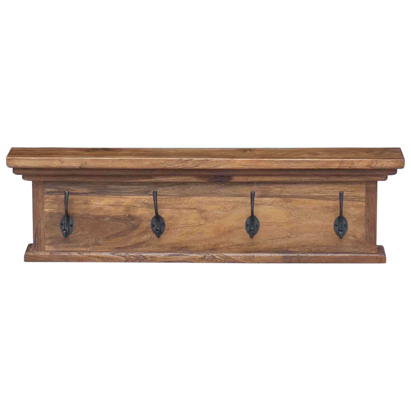 Wall-Mounted Clothes Rack Natural 70 x 10 x 20 cm