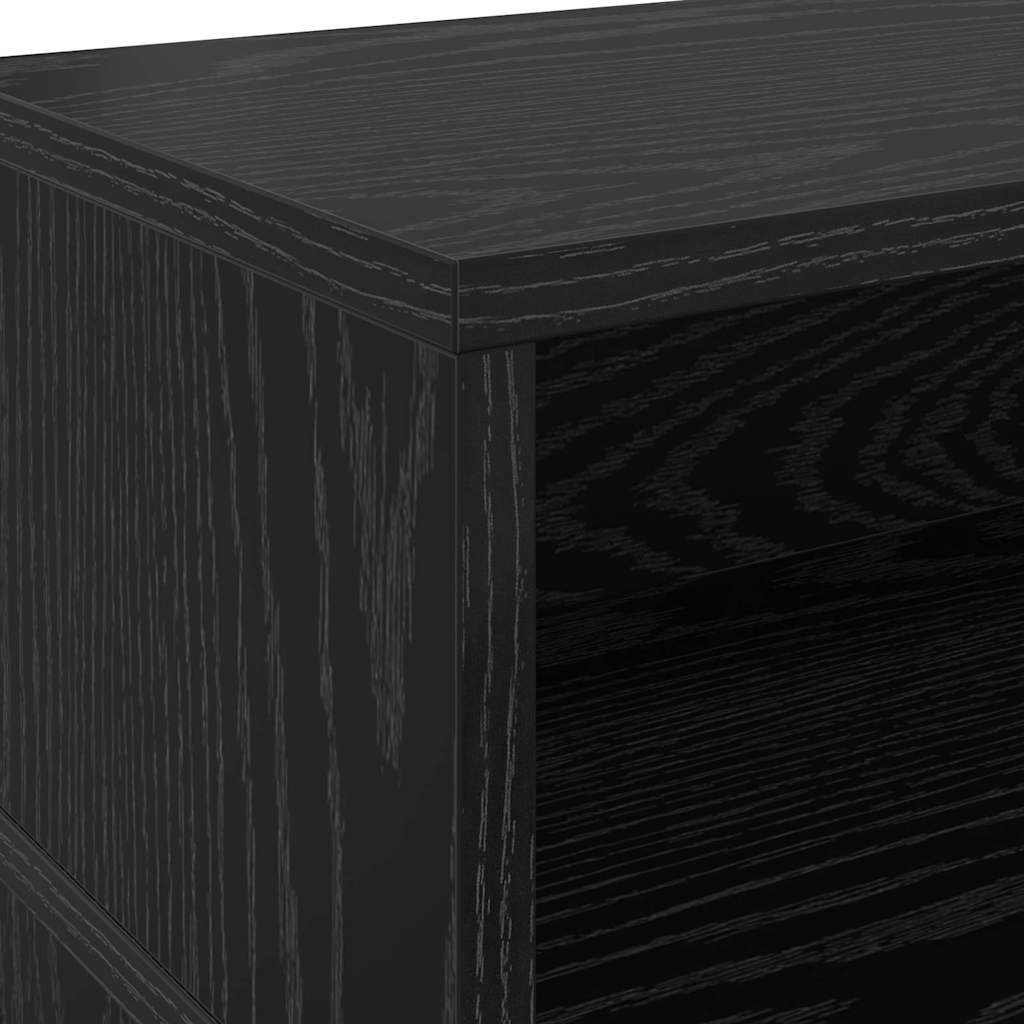 Schreibtisch Schwarze Eiche 200 x 55 x 91 cm Holzwerkstoff