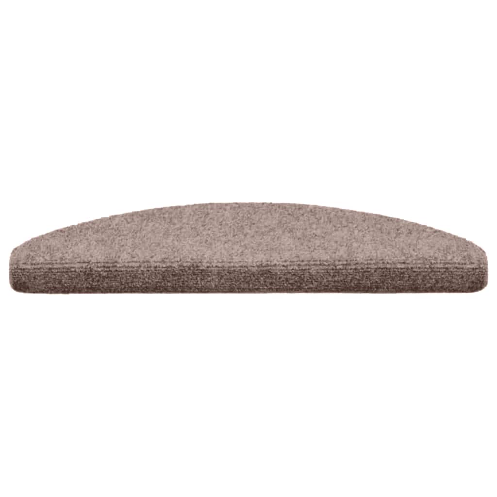 Tapis de marche auto-adhésifs 20 pcs. 65x21x4 cm Marron clair Semi-rond Grand