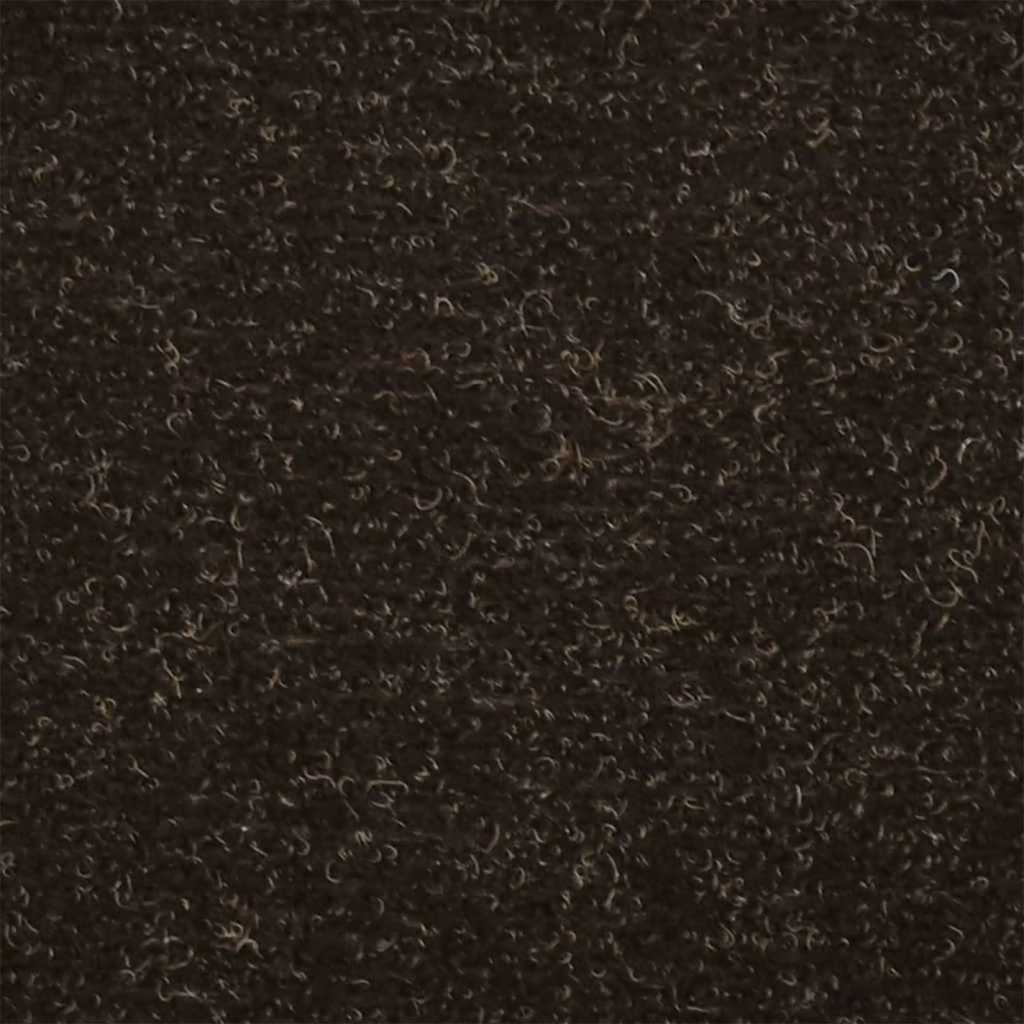 Tapis de marche auto-adhésifs 20 pcs 65x21x4 cm Marron foncé Semi-circulaire Grand