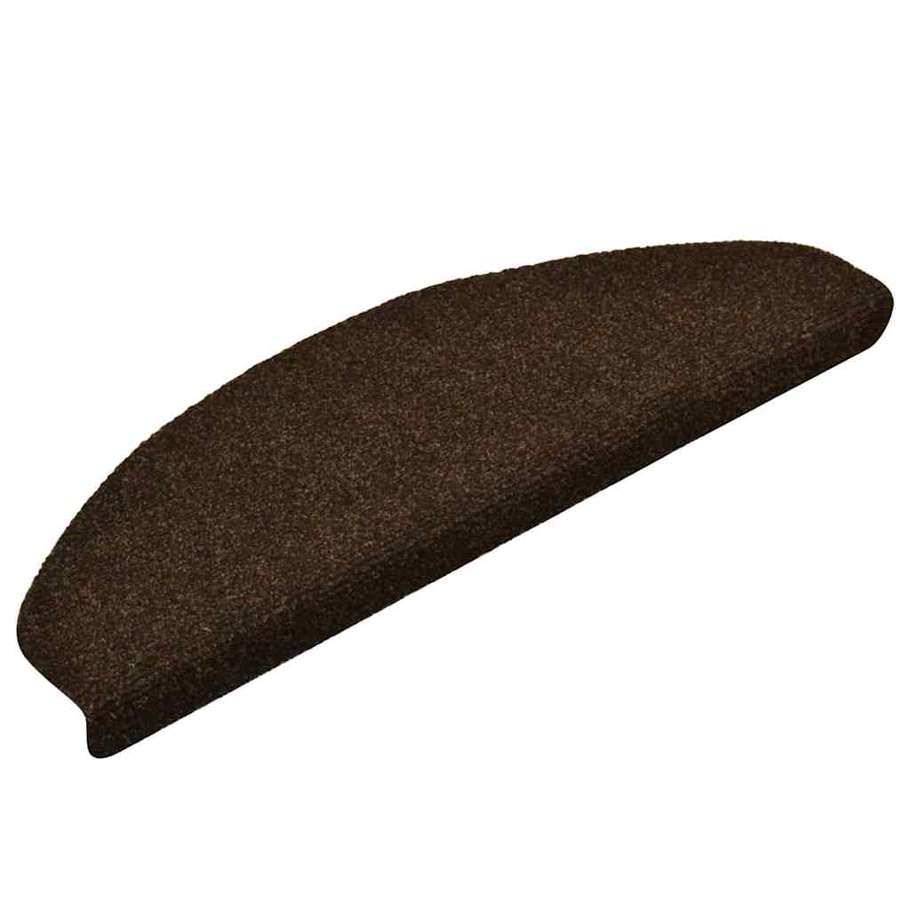 Stufenmatten Selbstklebend 20 Stk. 65x21x4 cm Braun Halbrund Groß
