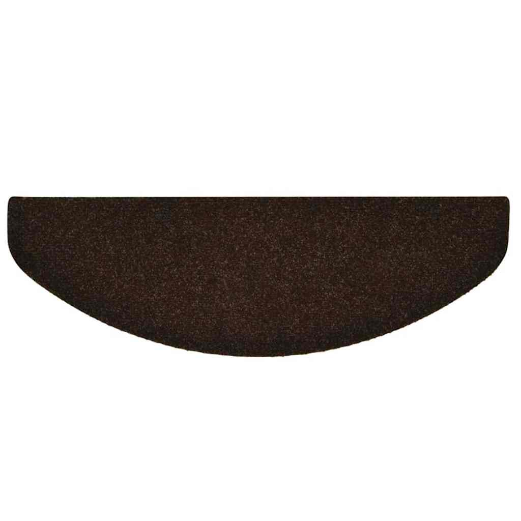 Stufenmatten Selbstklebend 20 Stk. 65x21x4 cm Braun Halbrund Groß