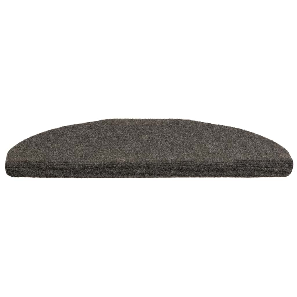 Tapis de marches autocollants 20 pces 65x21x4 cm anthracite semi-circulaire grand