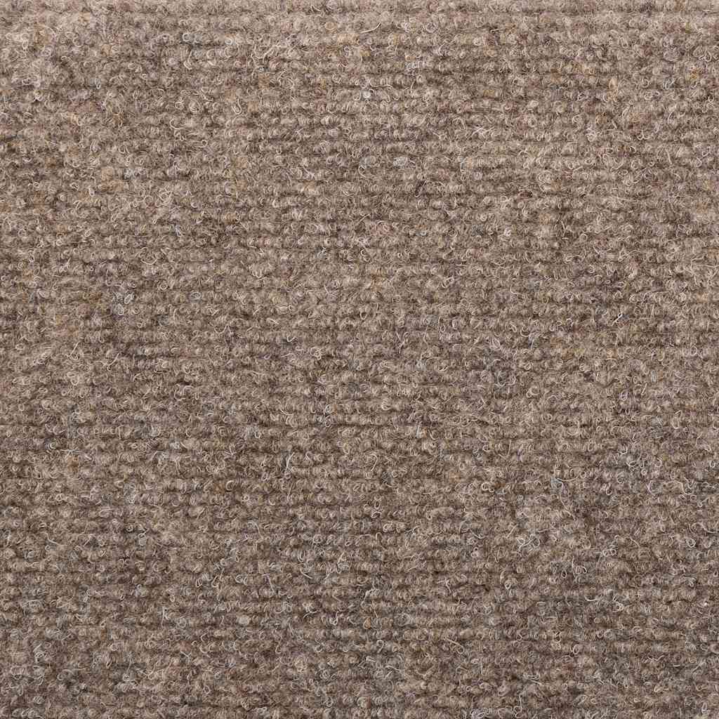 Self-Adhesive Stair Treads 20 Pcs. 65x21x4 cm Beige Semi-Circular Large