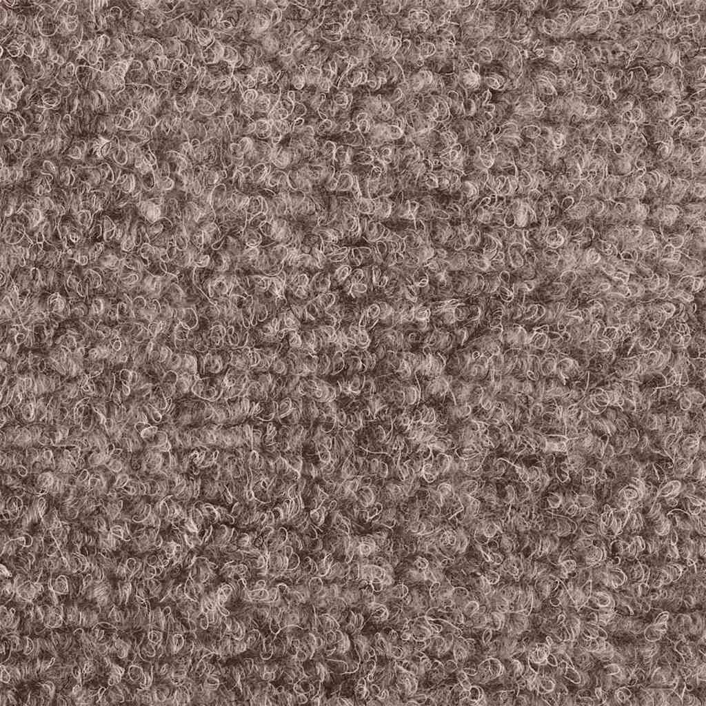 Marches d'escalier auto-adhésives 30 pièces 65x21x4 cm marron clair semi-circulaires grandes