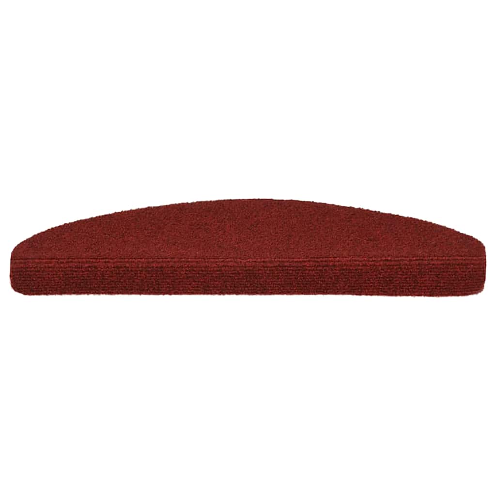 Tapis de marche auto-adhésifs 30 pcs 65x21x4 cm bordeaux demi-rond grand