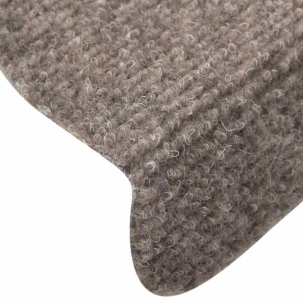 Stufenmatten Selbstklebend 30 Stk. 65x21x4 cm Beige Halbrund Groß