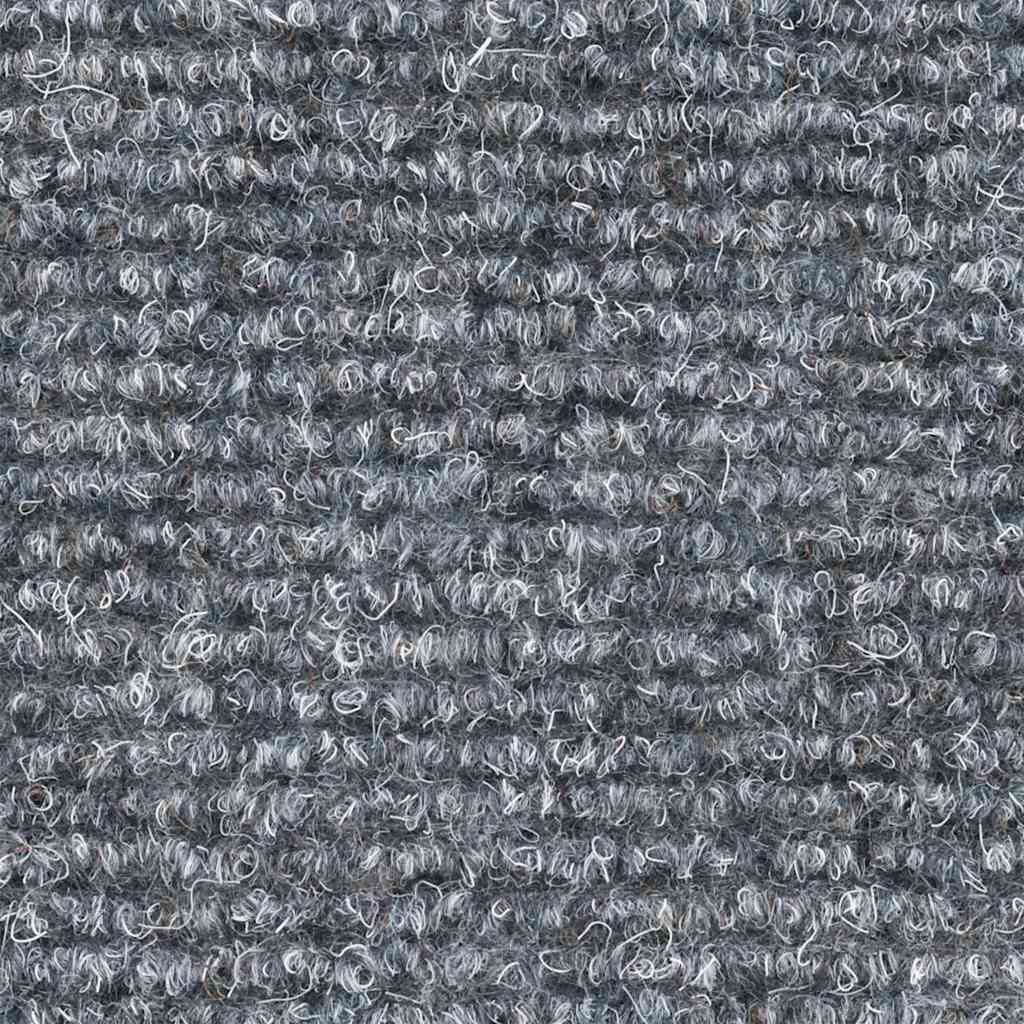 Tapis de marche auto-adhésifs 20 pcs. 56x17x3 cm Gris clair Semi-circulaire