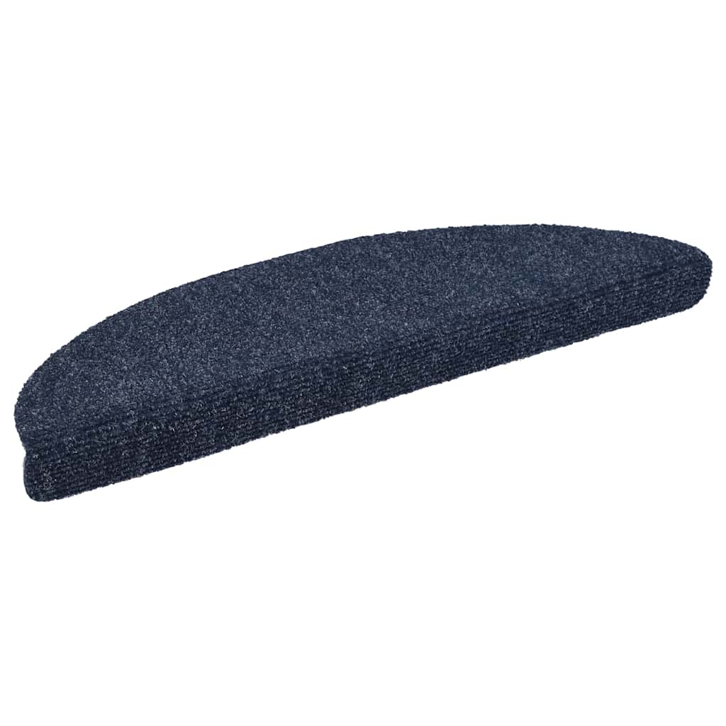 Stufenmatten Selbstklebend 20 Stk. 56x17x3 cm Blau Halbrund