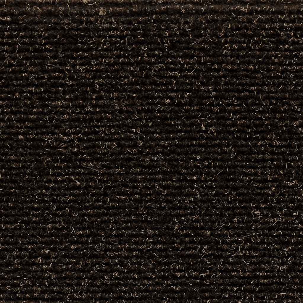 Marches de Contremarche Adhésives 20 Pcs 56x17x3 cm Marron Foncé Demi-Ronde