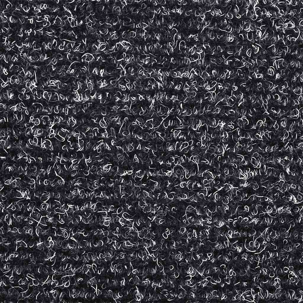 Tapis de marches autocollants 30 pièces 56x17x3 cm gris foncé demi-lune