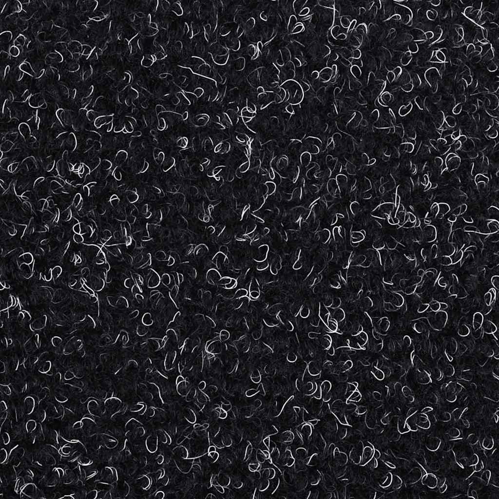 Marches d'escalier autocollantes 30 pcs. 56x17x3 cm Noir Demi-rond