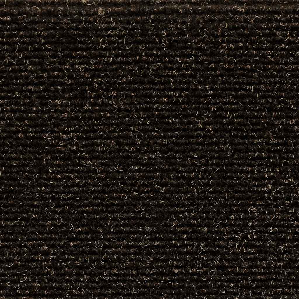 Stair Treads Self-Adhesive 30 pcs. 56x17x3 cm Dark Brown Semi-Circular