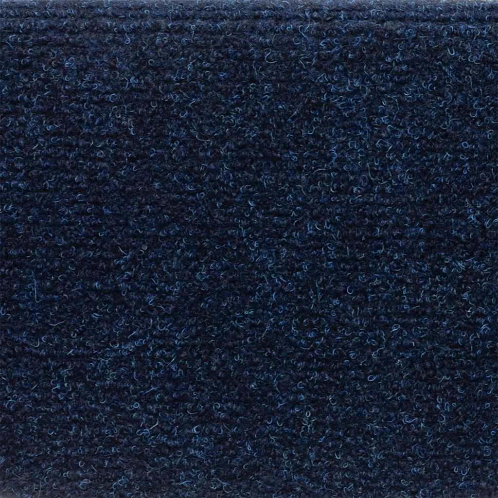 Tapis de marches autocollants 30 pcs 56x17x3 cm bleu marine demi-rond