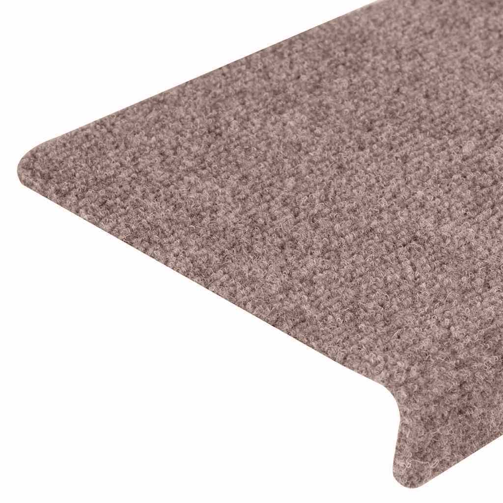 Stufenmatten Selbstklebend 30 Stk. 65x21x4 cm Creme Rechteckiger Rand