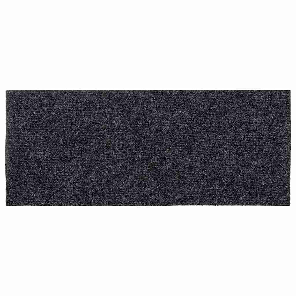 Tapis de marche auto-adhésifs 30 p. 60x25 cm Gris Rectangulaire