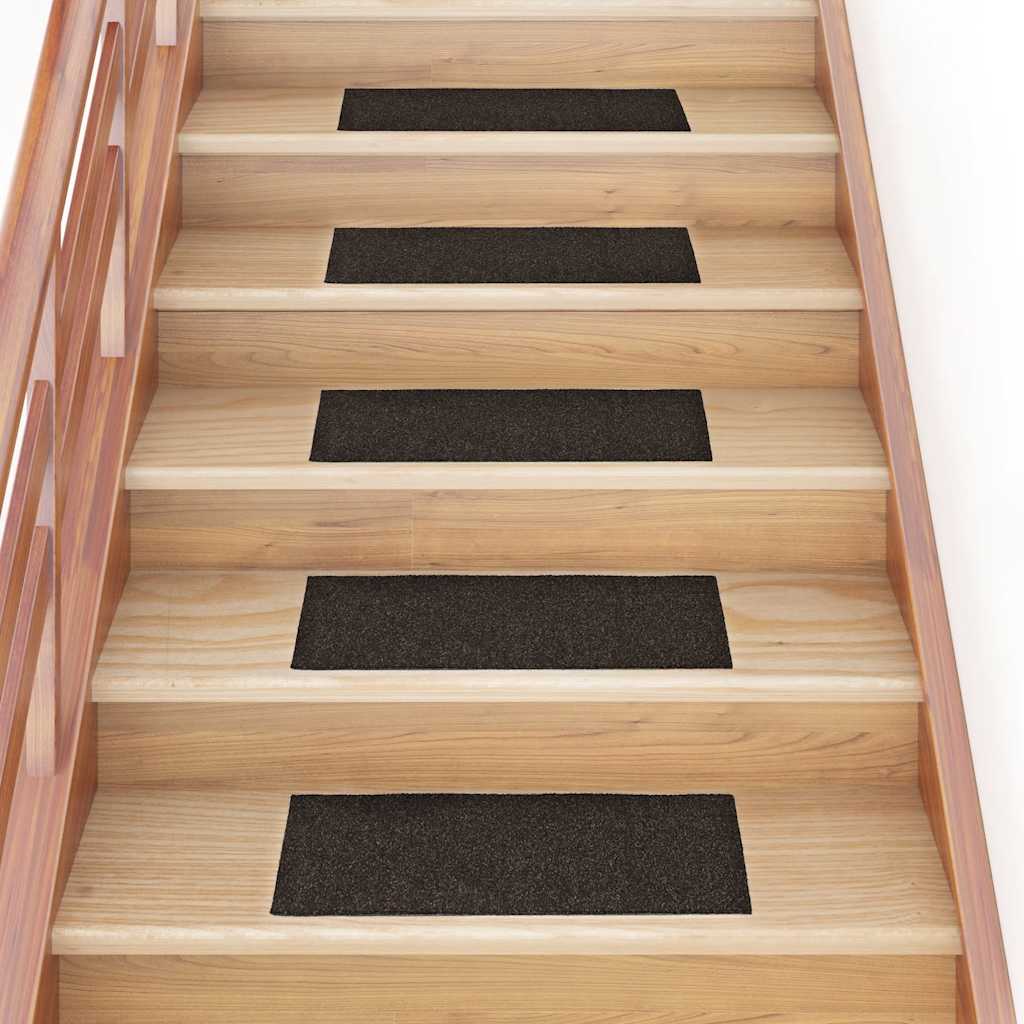 Stufenmatten Selbstklebend 30 Stk. 60x25 cm Dunkelbraun Rechteckig