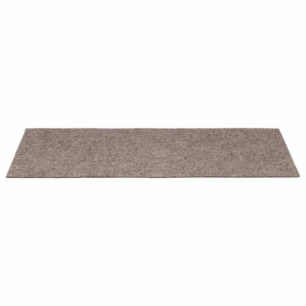 Marches d'escalier autocollantes 30 pcs 60x25 cm Beige Rectangulaire
