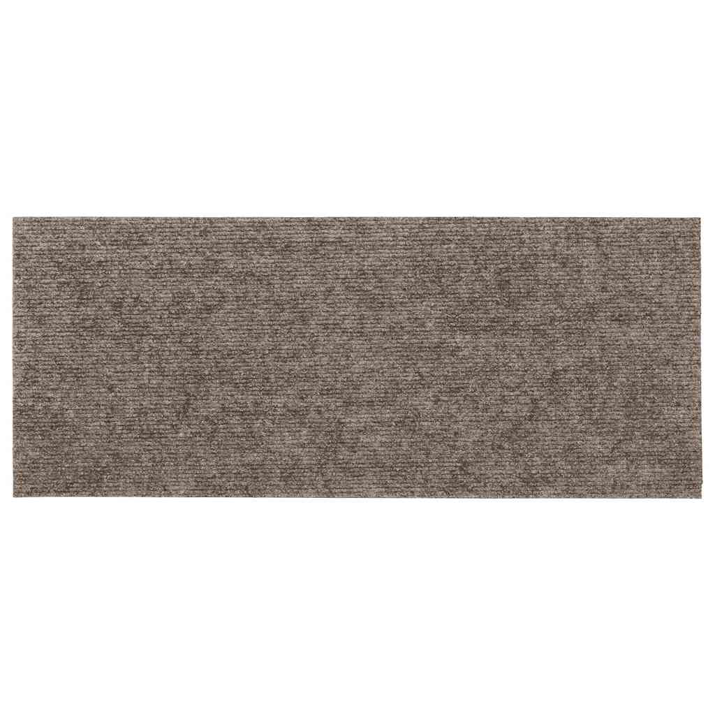 Marches d'escalier autocollantes 30 pcs 60x25 cm Beige Rectangulaire