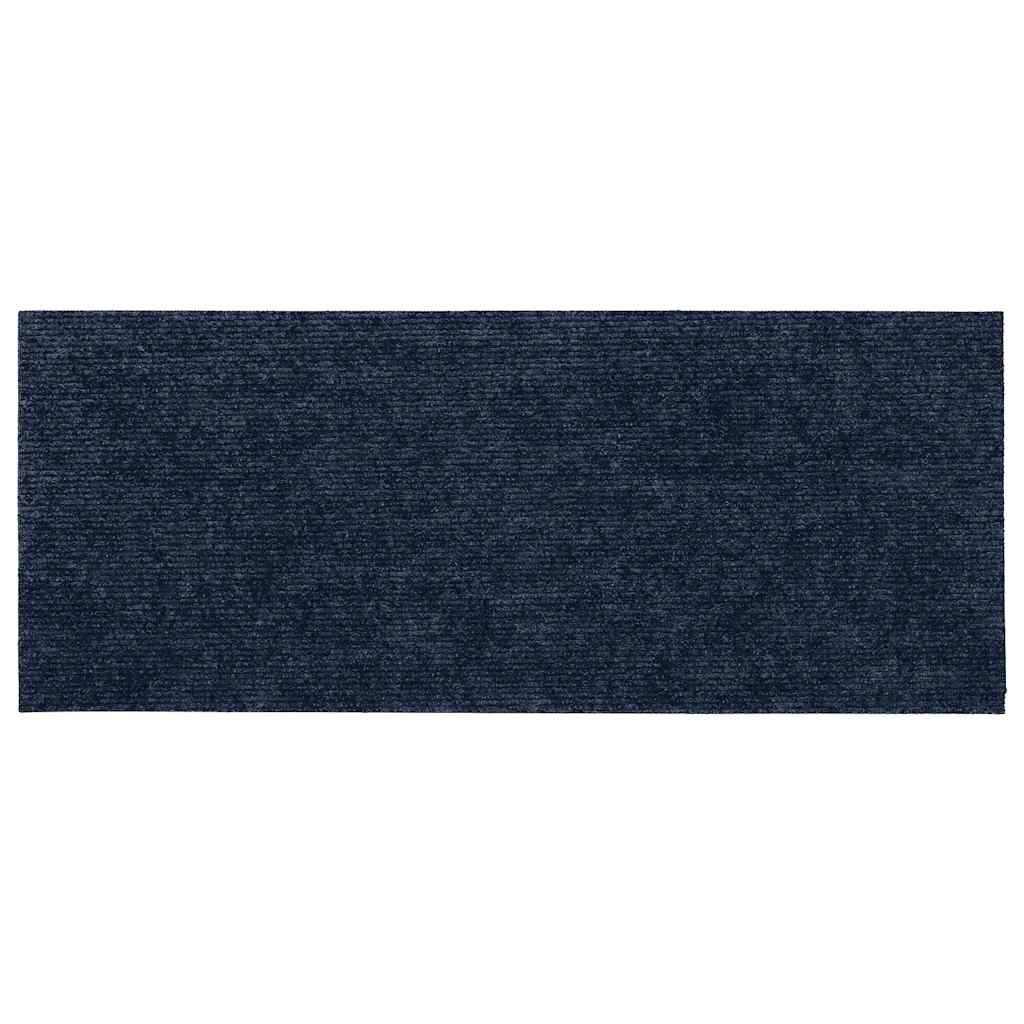 Tapis de marches autocollants 30 pcs 60x25 cm Bleu marine Rectangulaire