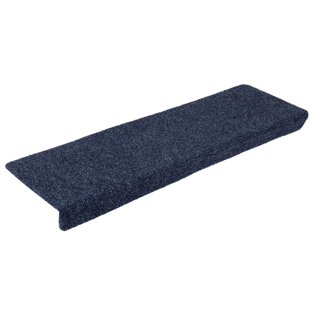 Tapis de marche antidérapants auto-adhésifs 20 pcs 65x21x4 cm Anthracite Bord rectangulaire