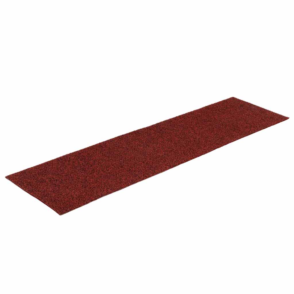 Self-Adhesive Stair Treads 30 pcs. 76x20 cm Burgundy Rectangular
