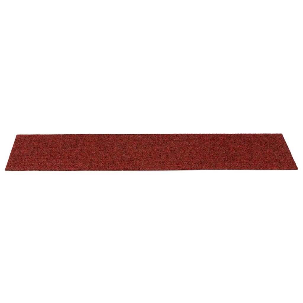 Self-Adhesive Stair Treads 30 pcs. 76x20 cm Burgundy Rectangular
