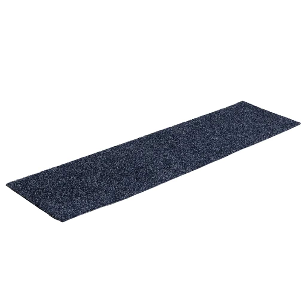 Stufenmatten Selbstklebend 30 Stk. 76x20 cm Grau Blau Rechteckig