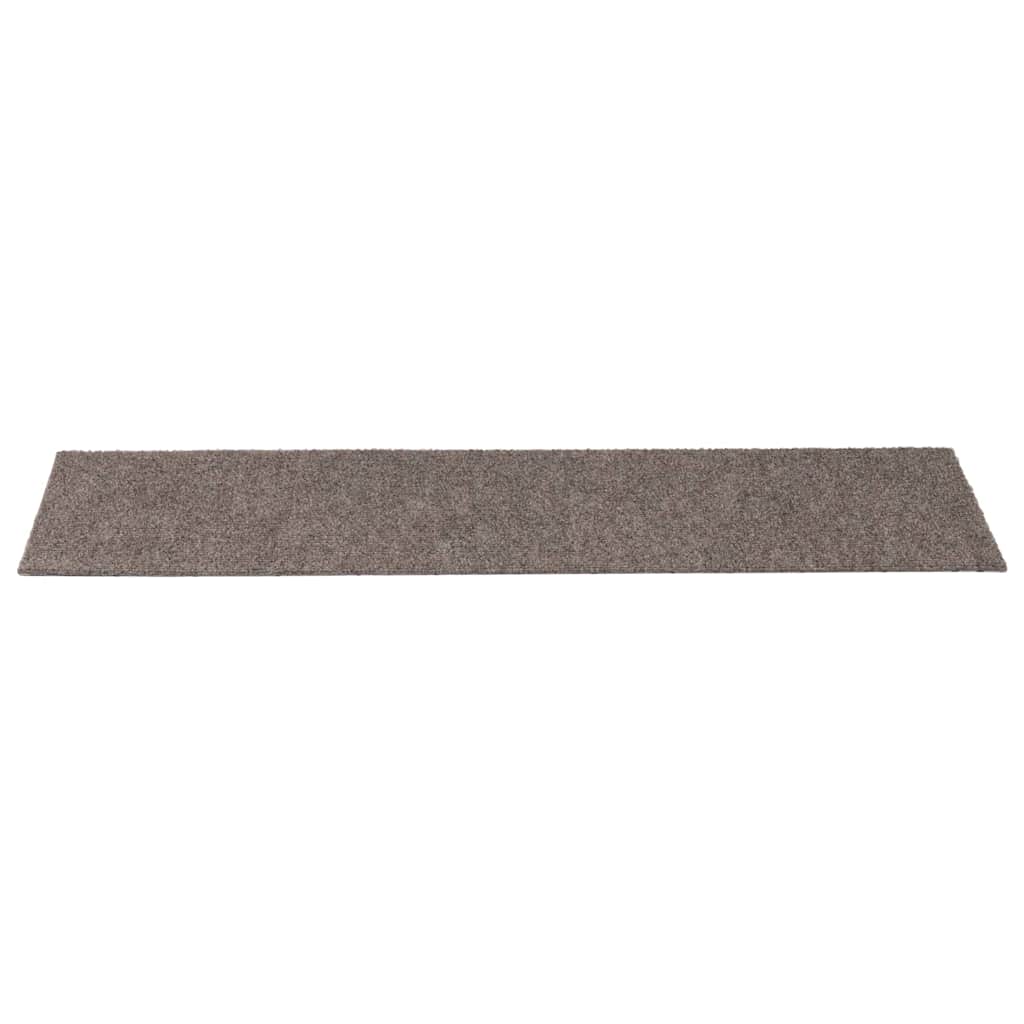 Stair Mats Self-Adhesive 30 pcs. 76x20 cm Beige Rectangular