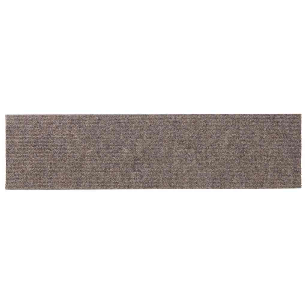 Stair Mats Self-Adhesive 30 pcs. 76x20 cm Beige Rectangular