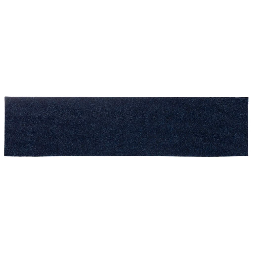 Marches d'escalier auto-adhésives, 30 pièces, 76x20 cm, bleu marine, rectangulaires