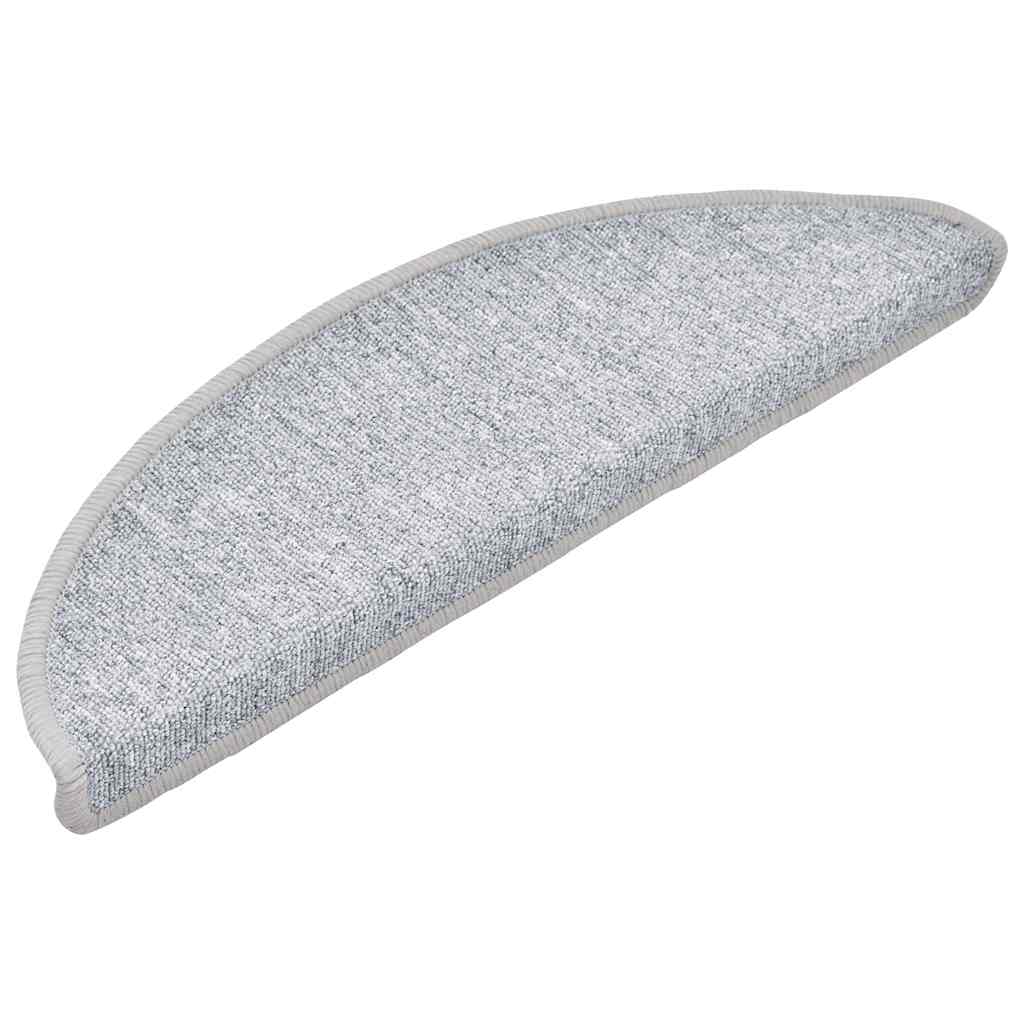 Tapis de marche 30 pcs 56x17x3 cm Gris clair Semi-circulaire